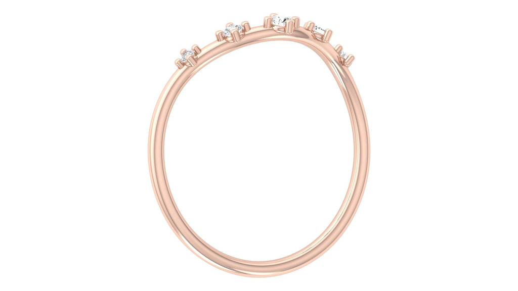 0.08 Ct Round  Diamond Ring