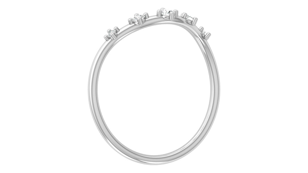 0.08 Ct Round  Diamond Ring