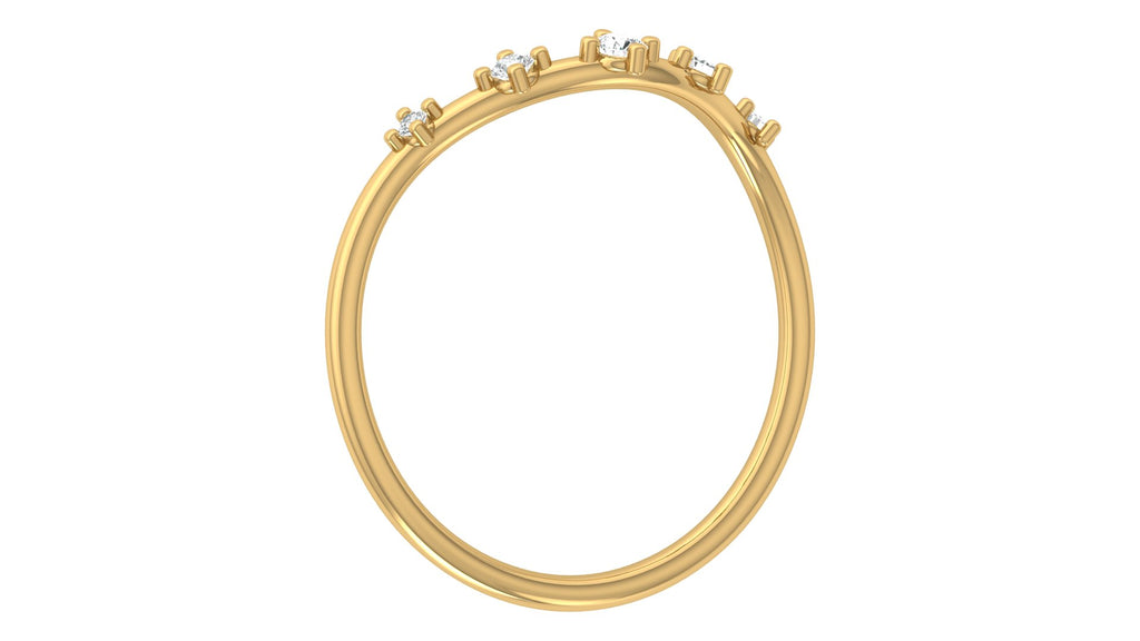 0.08 Ct Round  Diamond Ring