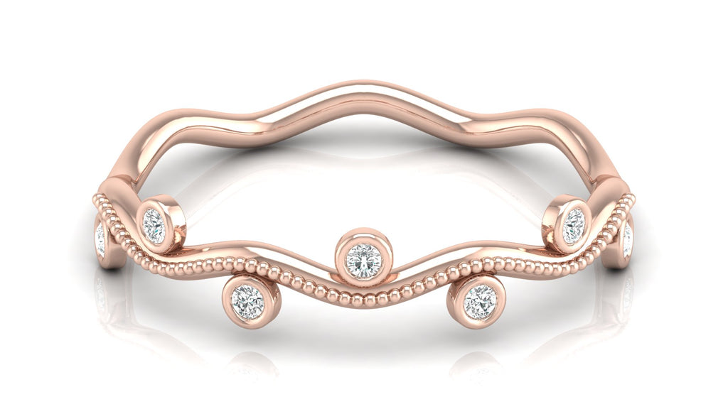 0.06 Ct Round  Diamond Ring