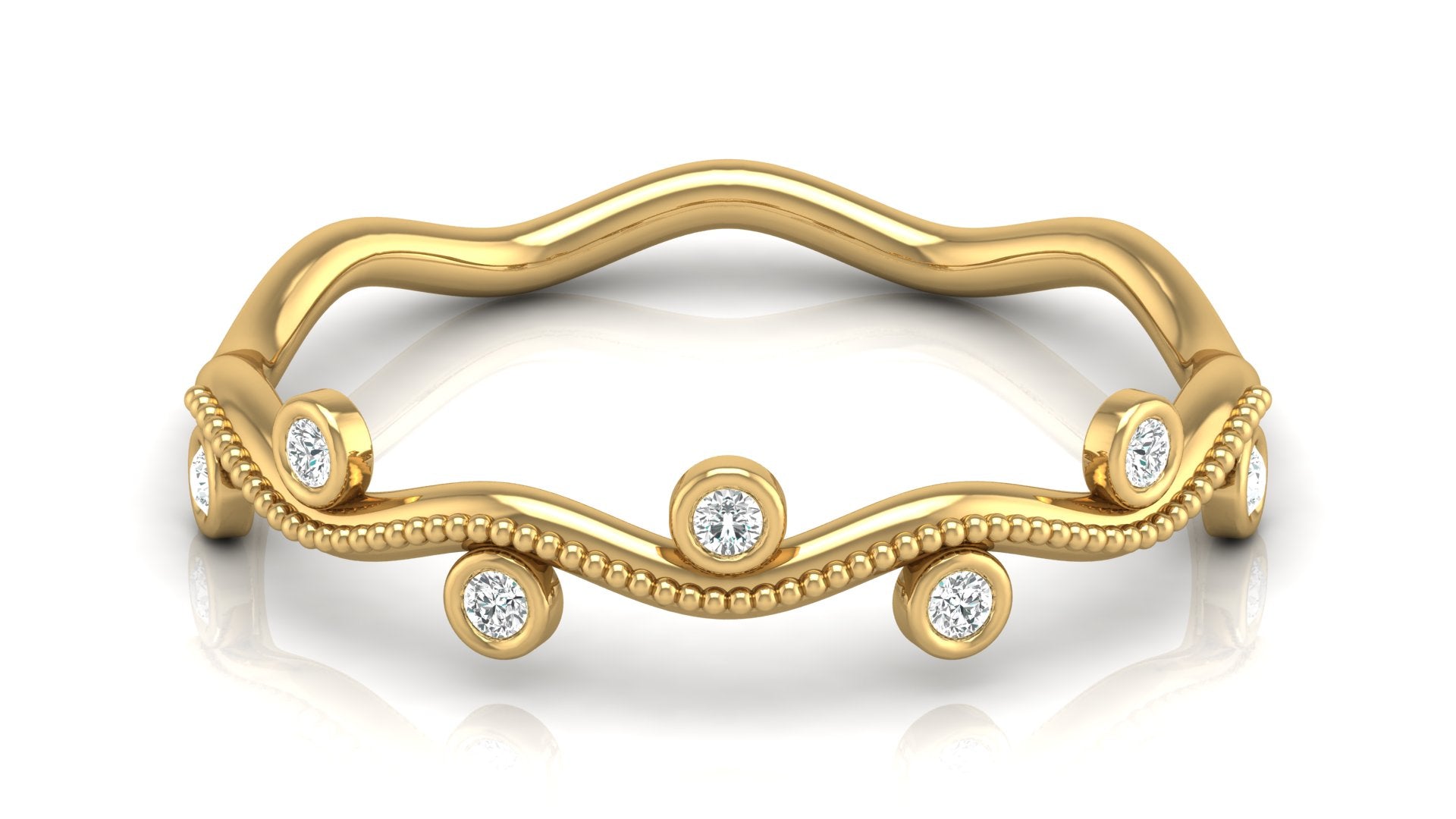 0.06 Ct Round  Diamond Ring