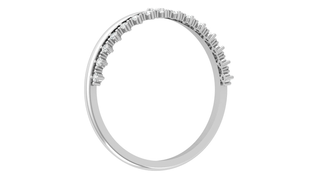 0.09 Ct Round  Diamond Ring