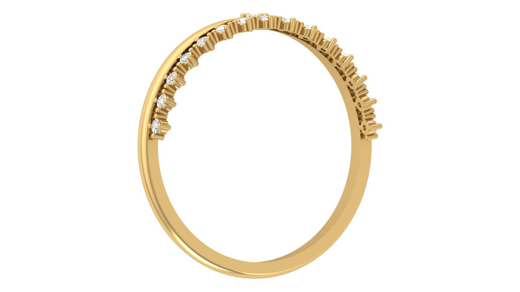 0.09 Ct Round  Diamond Ring