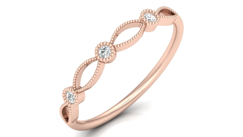 0.06 Ct Round  Diamond Ring