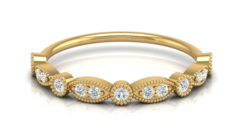 0.17 Ct Round  Diamond Ring