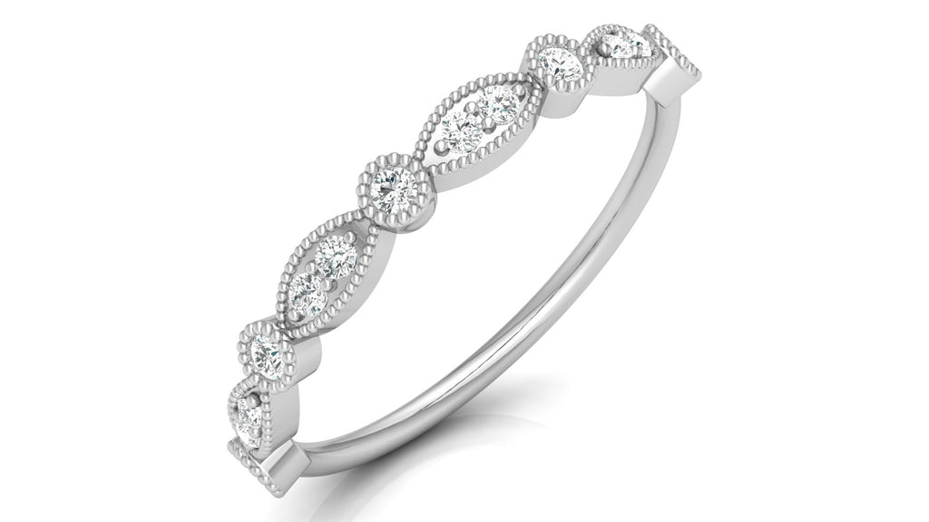 0.17 Ct Round  Diamond Ring