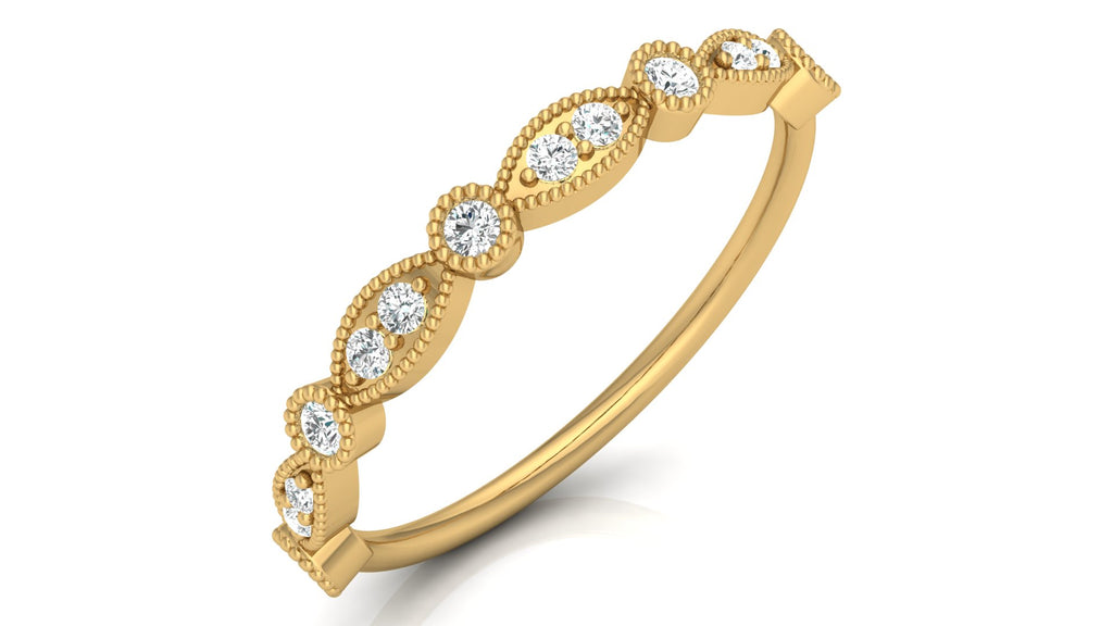 0.17 Ct Round  Diamond Ring