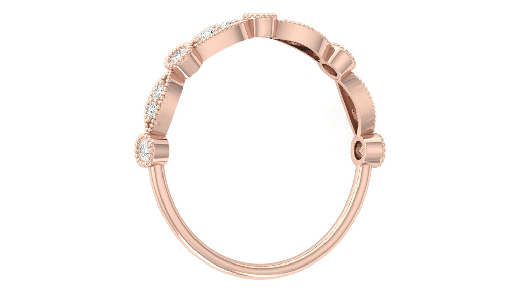 0.17 Ct Round  Diamond Ring