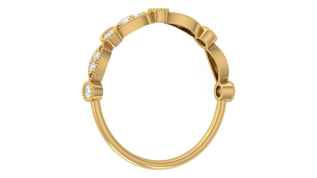 0.17 Ct Round  Diamond Ring