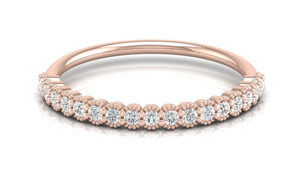 0.19 Ct Round  Diamond Ring