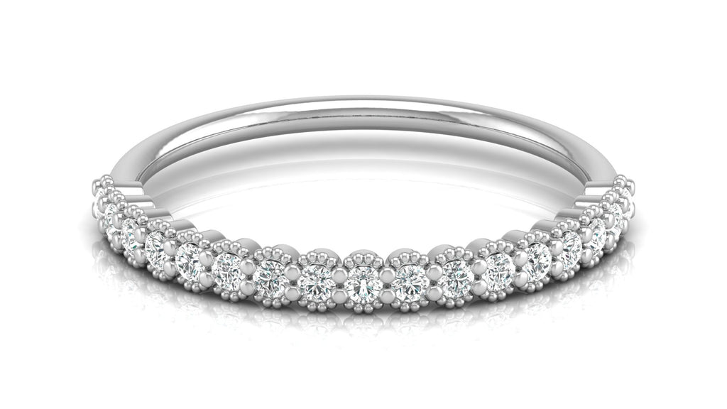 0.19 Ct Round  Diamond Ring