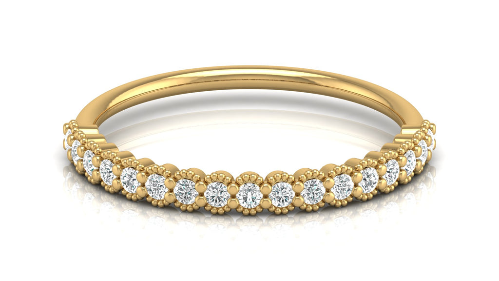 0.19 Ct Round  Diamond Ring