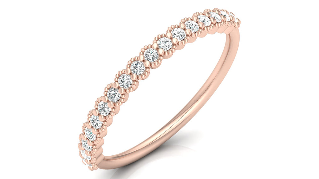 0.19 Ct Round  Diamond Ring