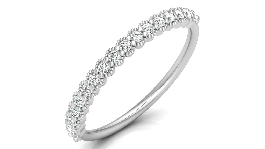 0.19 Ct Round  Diamond Ring