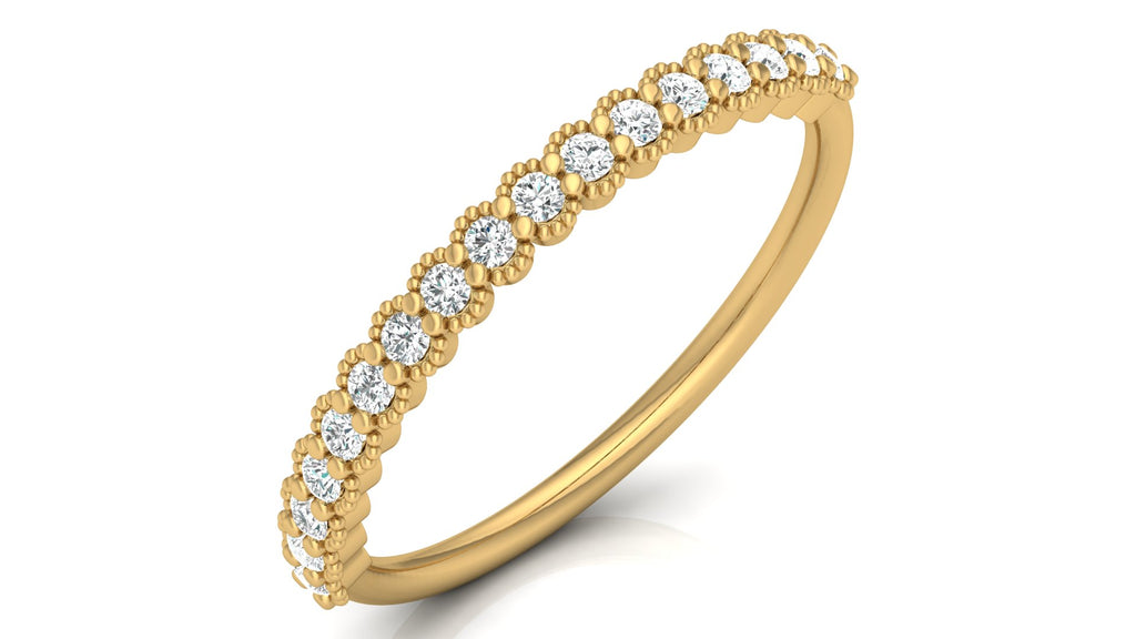 0.19 Ct Round  Diamond Ring