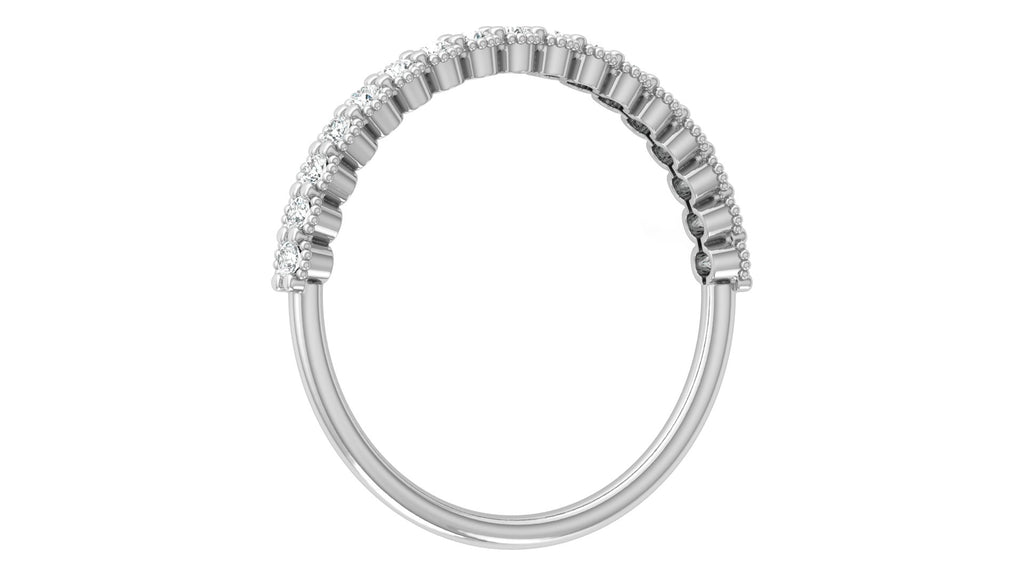 0.19 Ct Round  Diamond Ring