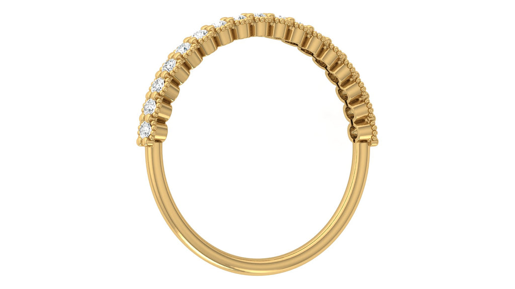 0.19 Ct Round  Diamond Ring