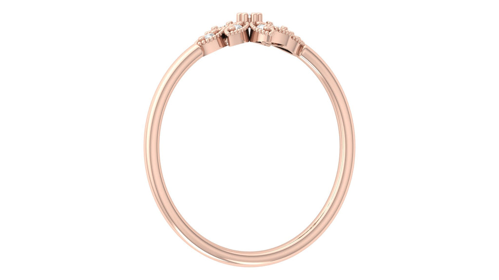 0.04 Ct Round  Diamond Ring