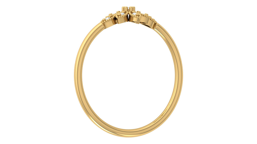 0.04 Ct Round  Diamond Ring