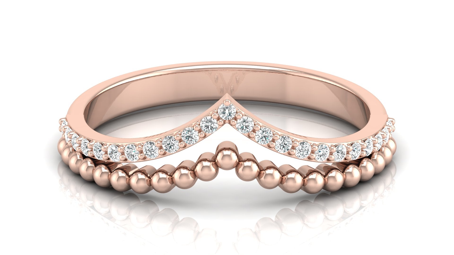 0.11 Ct Round  Diamond Ring