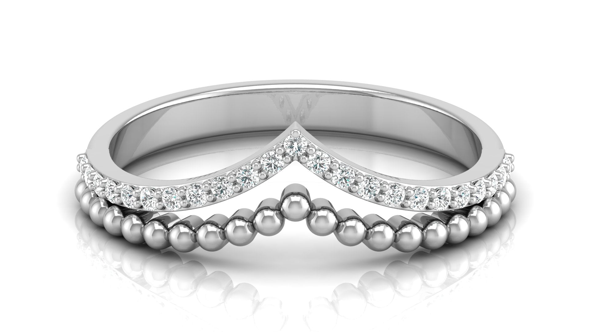 0.11 Ct Round  Diamond Ring