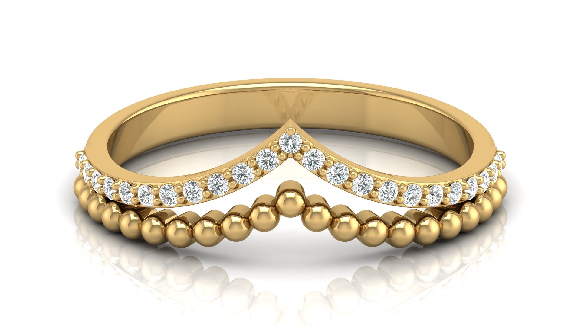 0.11 Ct Round  Diamond Ring