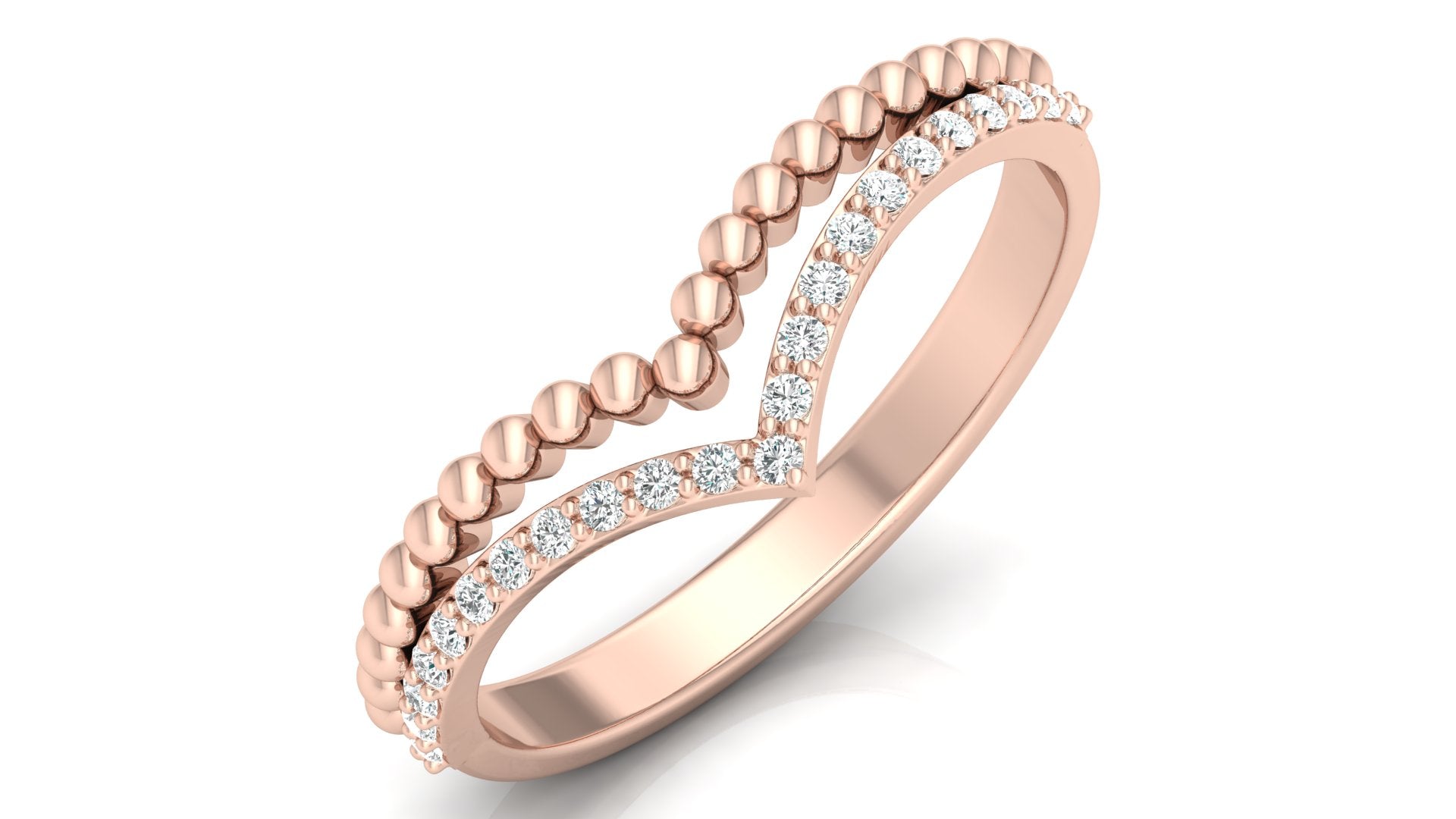 0.11 Ct Round  Diamond Ring