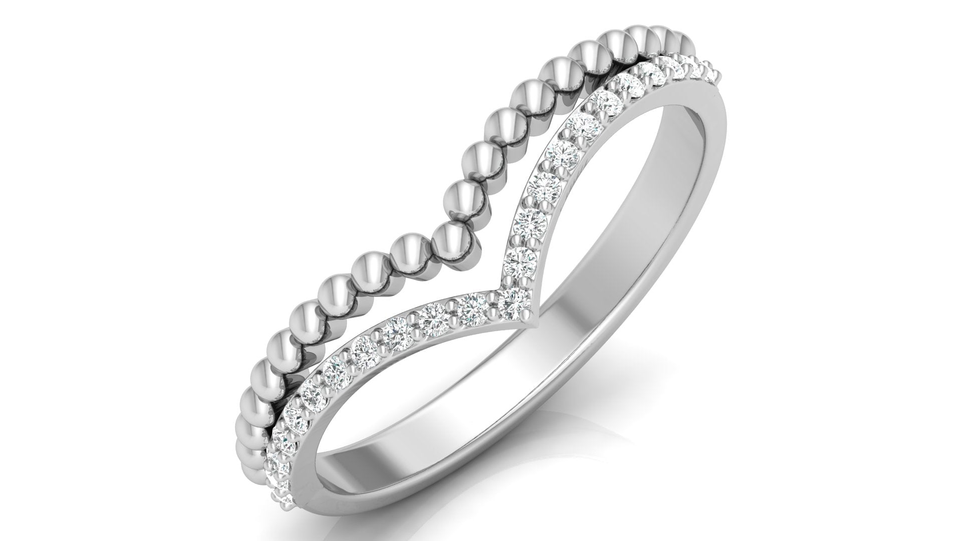 0.11 Ct Round  Diamond Ring