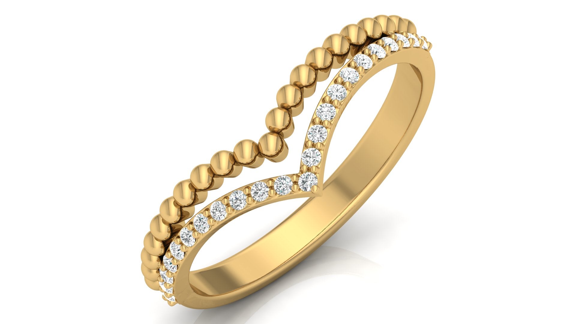 0.11 Ct Round  Diamond Ring