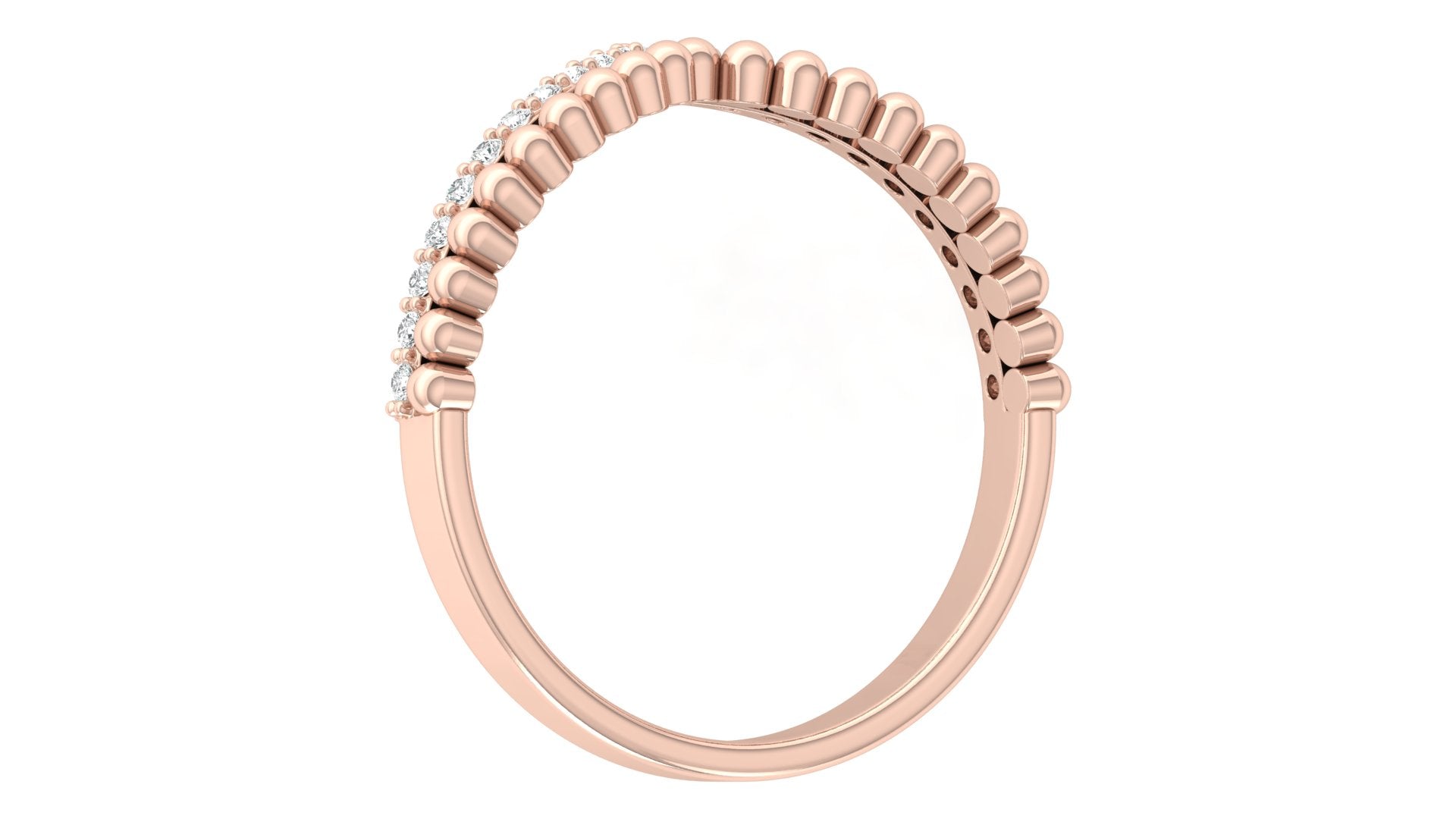 0.11 Ct Round  Diamond Ring