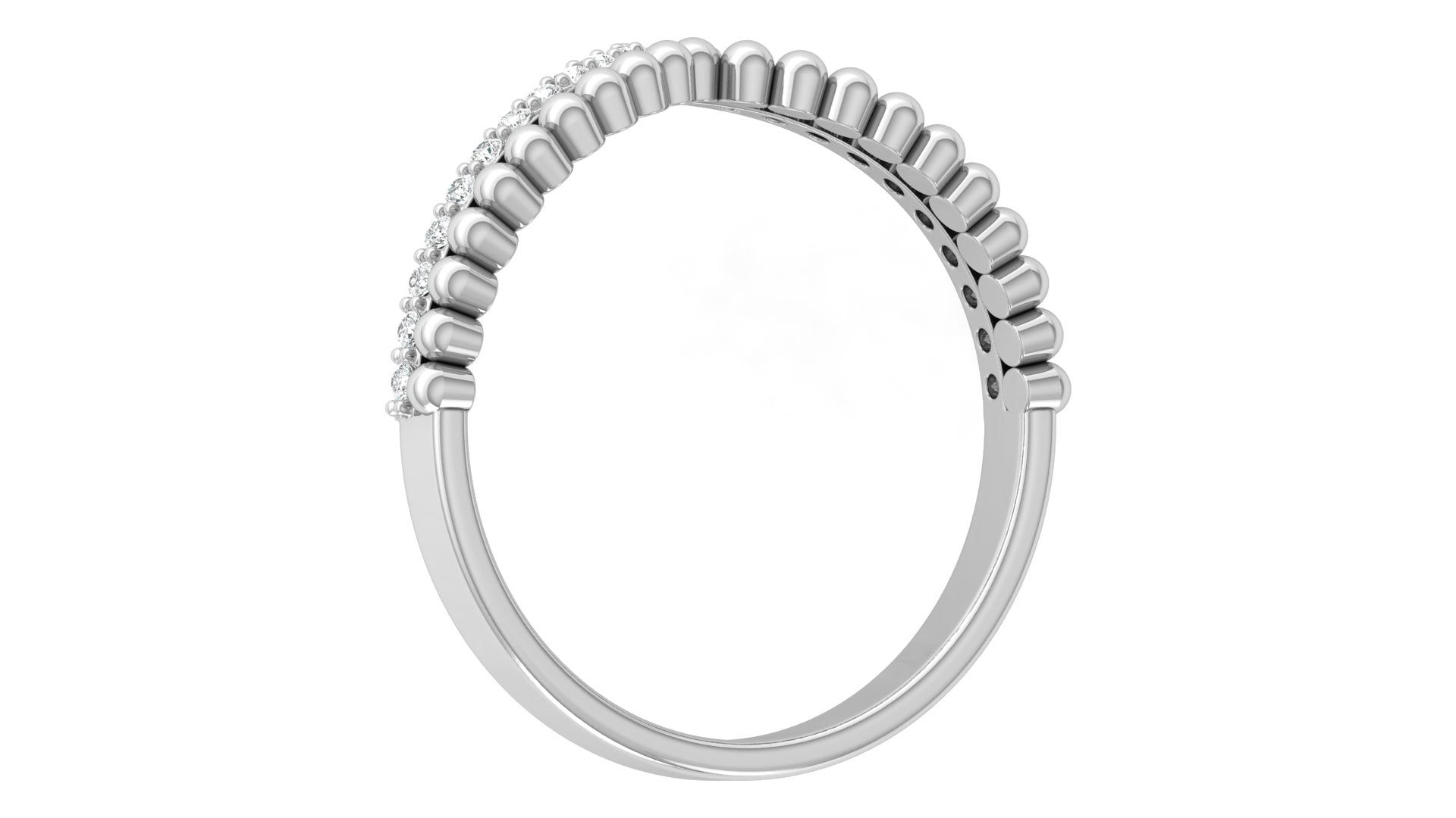 0.11 Ct Round  Diamond Ring