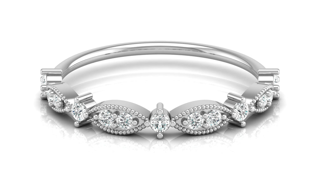 0.17 Ct Round  Diamond Ring