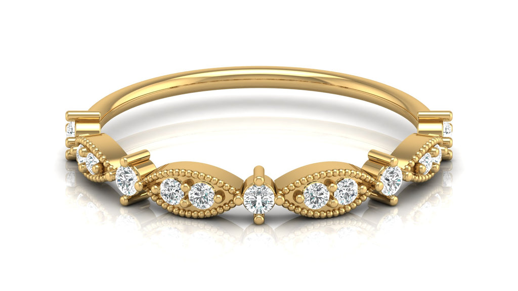 0.17 Ct Round  Diamond Ring