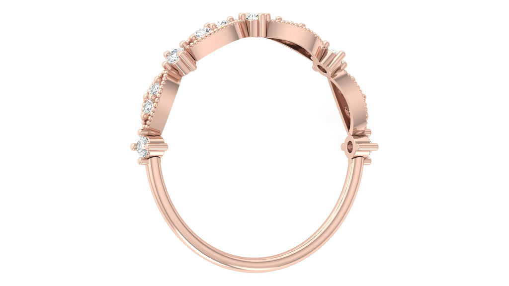 0.17 Ct Round  Diamond Ring
