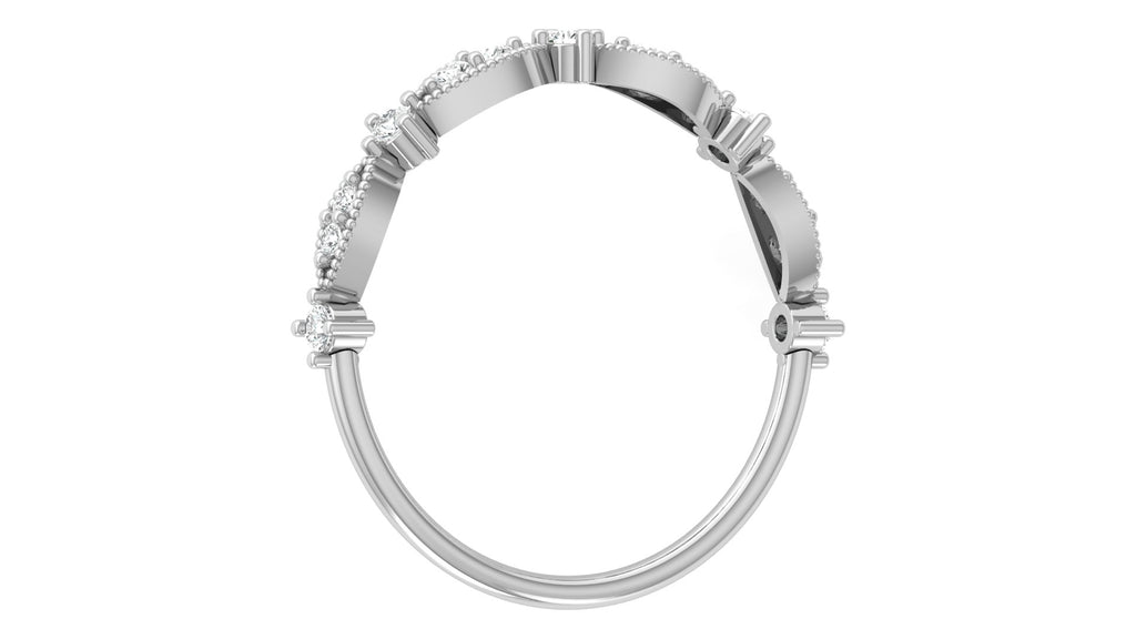 0.17 Ct Round  Diamond Ring