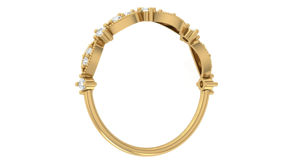 0.17 Ct Round  Diamond Ring