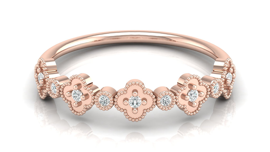 0.07 Ct Round Diamond Ring