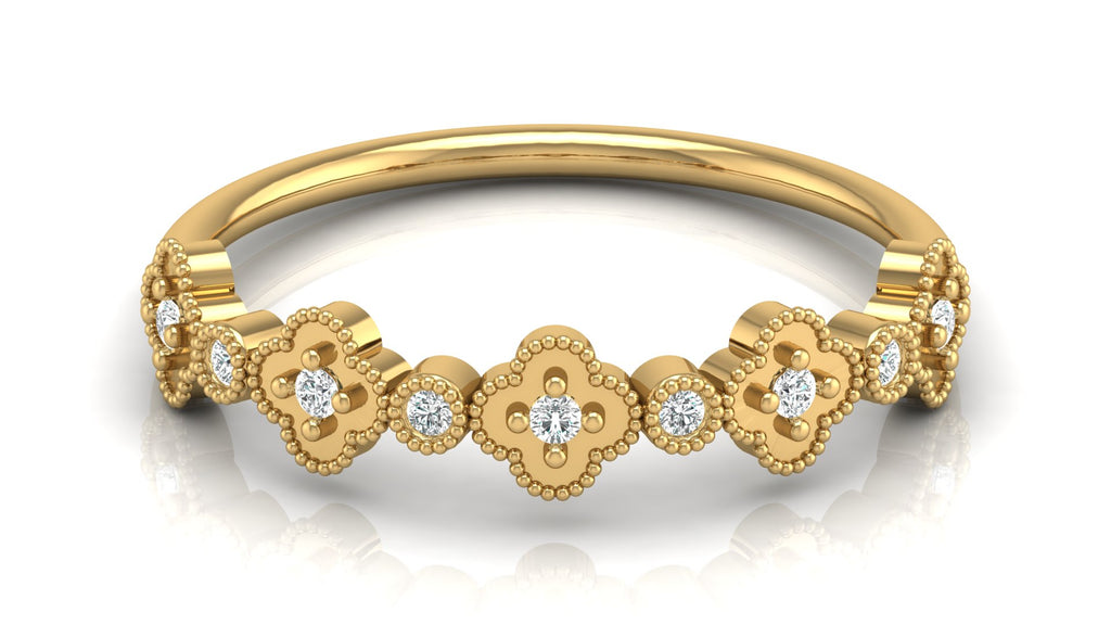 0.07 Ct Round Diamond Ring
