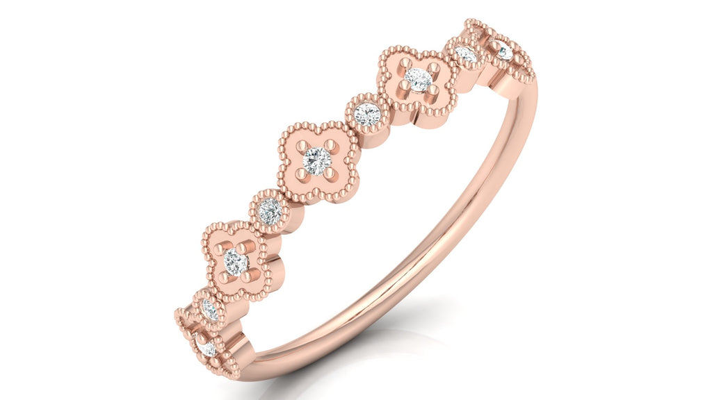 0.07 Ct Round Diamond Ring