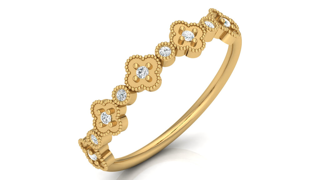 0.07 Ct Round Diamond Ring