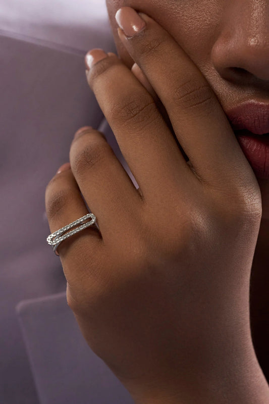 Elegant Rectangle Statement Ring