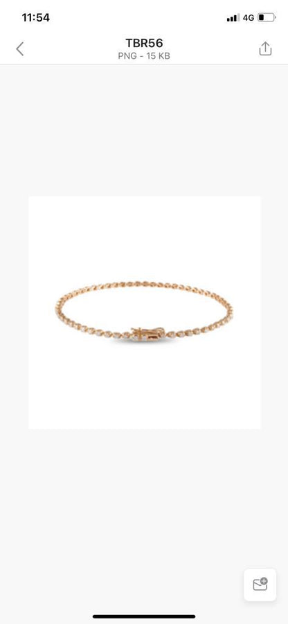 1.02 Ct Round Diamond Bracelets