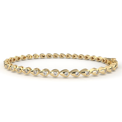 1.02 Ct Round Diamond Bracelets