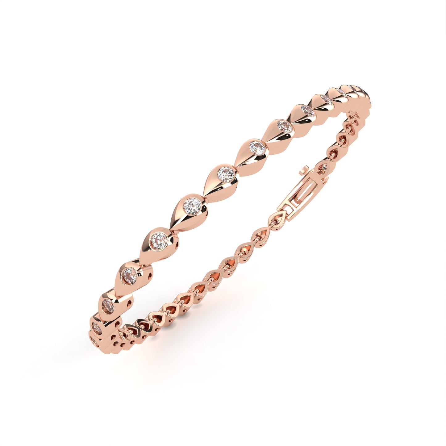 1.02 Ct Round Diamond Bracelets