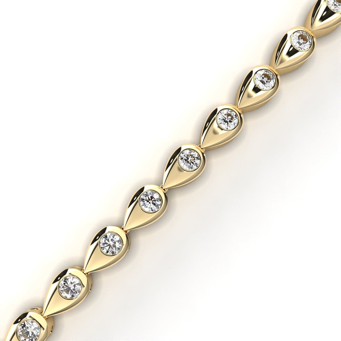 1.02 Ct Round Diamond Bracelets