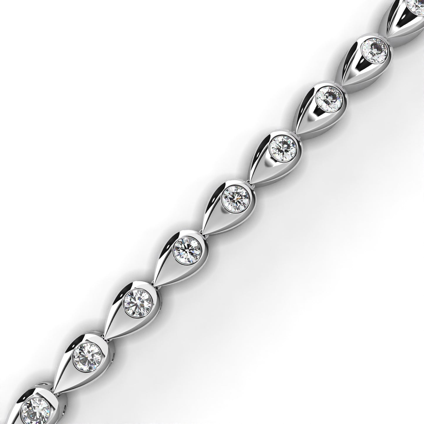 1.02 Ct Round Diamond Bracelets