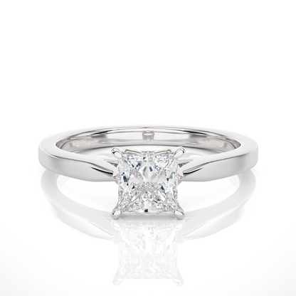 0.6 Ct Princess Diamond Ring