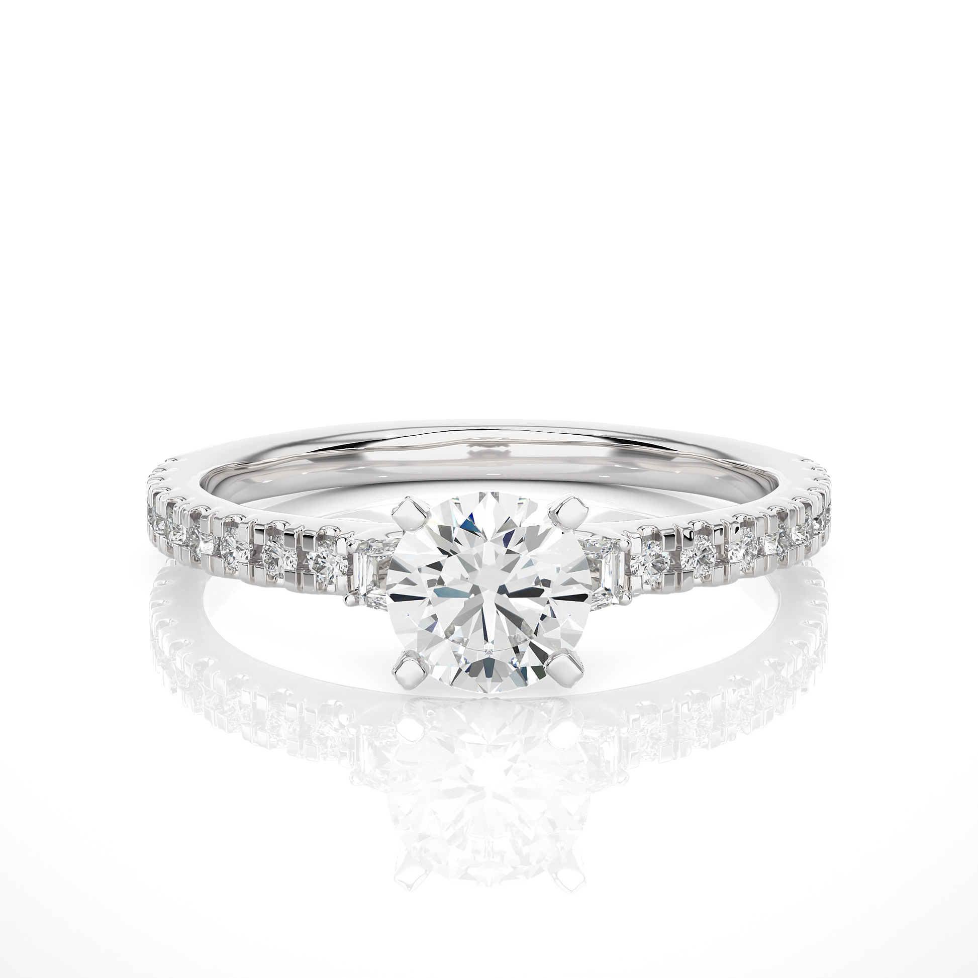 Gracious Pledge Trilogy Ring made with Lab Grown Diamond and Gold