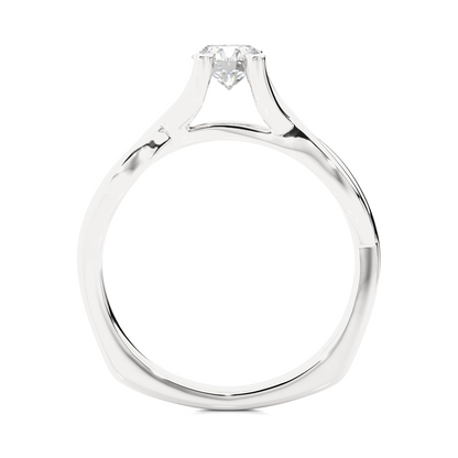 0.5 Ct Round Diamond Ring