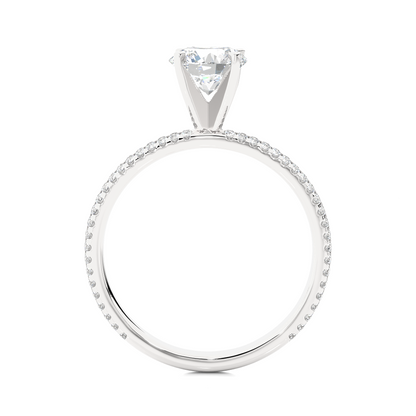 0.8+0.33 Ct Round Diamond Ring